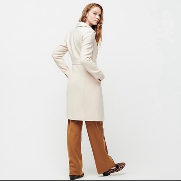 J.Crew Lady Day Wool Coat Italian Double Cloth 8 - Picture 12 of 12